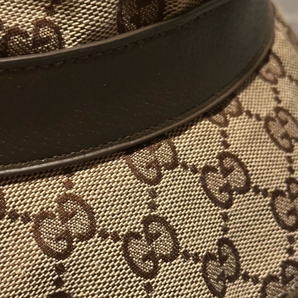 Gucci Tan GG Pattern Bucket Hat - Picture 3 of 10